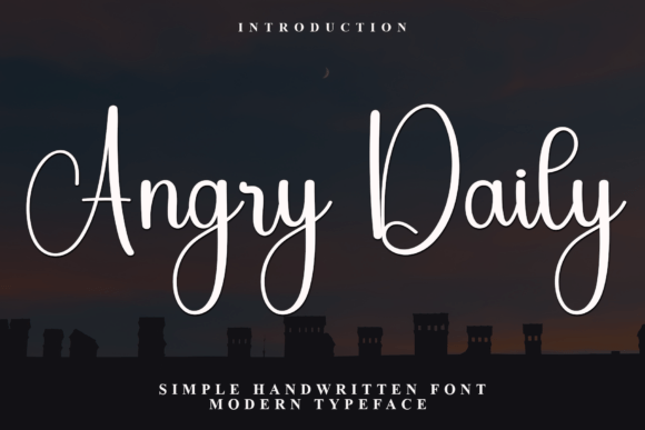 Angry Daily: A Warm Typeface for Friendly Branding