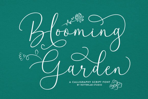 Blooming Garden: A Refined Script Typeface