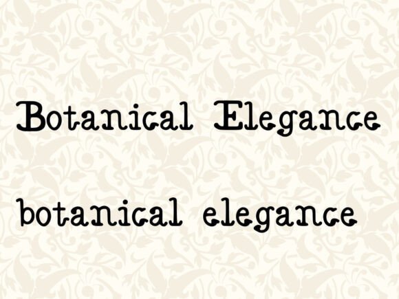 Botanical Elegance Font Review for Web Designers