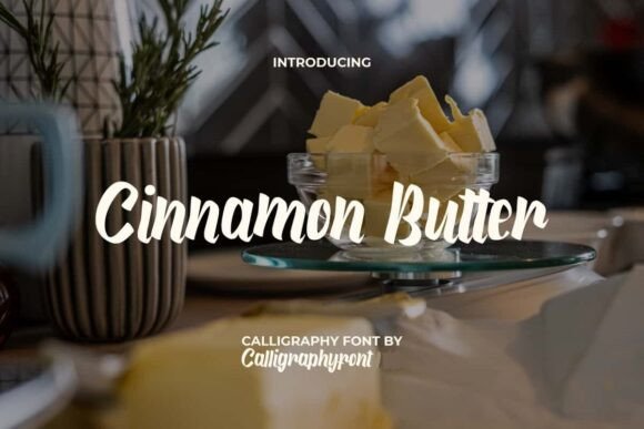 Cinnamon Butter: A Warm Script Font for Editorial Design
