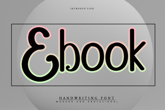 Ebook Typeface: A Modern Font for Brand Identity