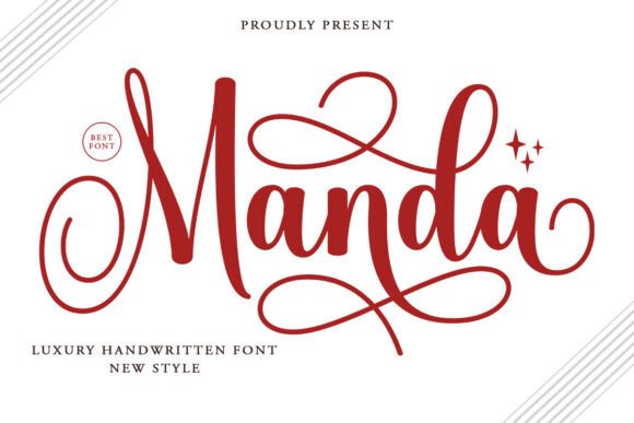 Manda: A Modern Script Font for Digital Branding