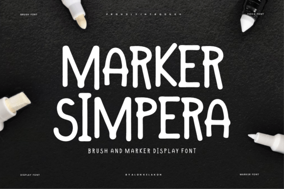 Marker Simpera: A Display Font for Bold Brands