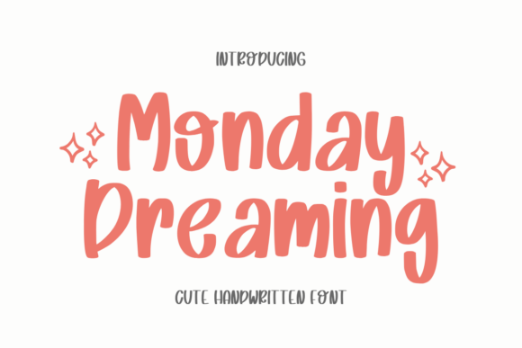 Monday Dreaming: A Playful Font for Brand Identity