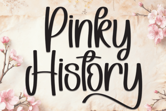 Pinky History: A Modern Script Font for Web Design