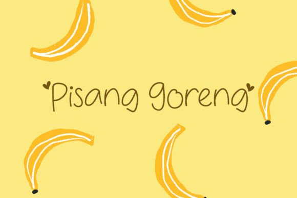 Pisang Goreng Font: A Sweet Typeface for Makers