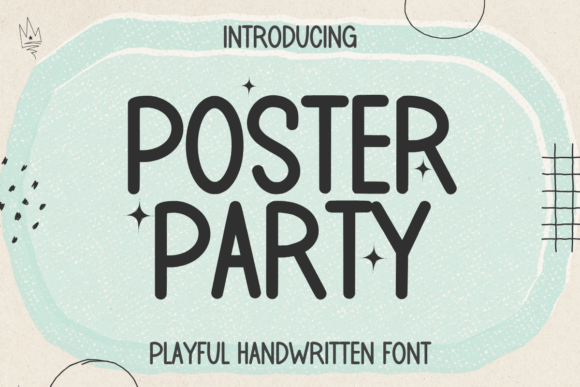 Poster Party: The Handwritten Font for Bold Marketing