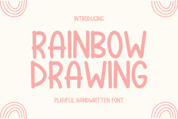 Rainbow Drawing: A Playful Font for Marketers