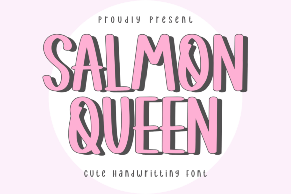 Salmon Queen: A Playful Handwritten Font for Editorial Design