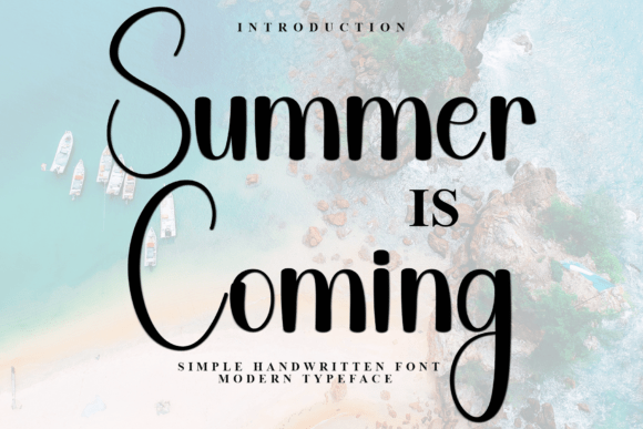 Summer Coming: A Handwritten Font for Editorial Warmth