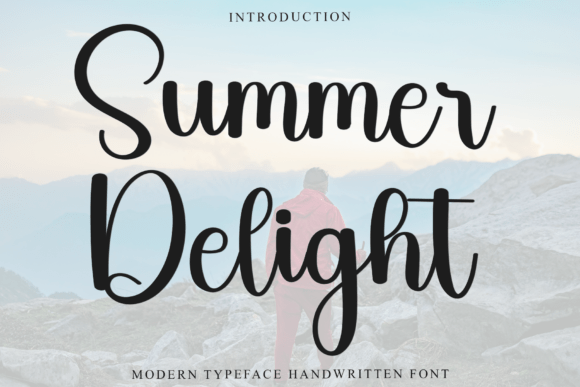 Summer Delight Font: A Soft Script for Branding