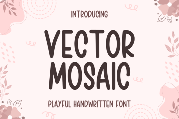 Vector Mosaic: A Playful Typeface for Bold Campaigns