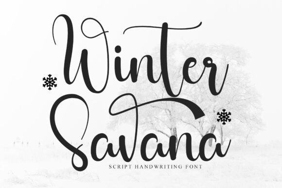 Winter Savana Font: Elegant Script for Branding